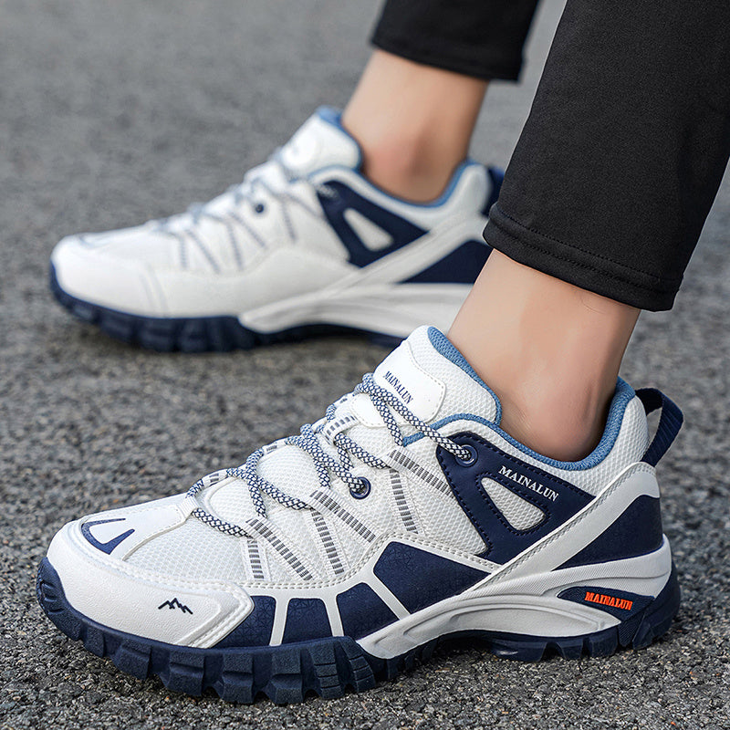 [Sneakers] Men'S Casual Sports Climbing Shoes, Featuring Excellent Outdoor Slip Resistance, Designed for Comfort And Style, Perfect for Everyday Use, Office Settings, And Outdoor Strolls, Available in White And Black