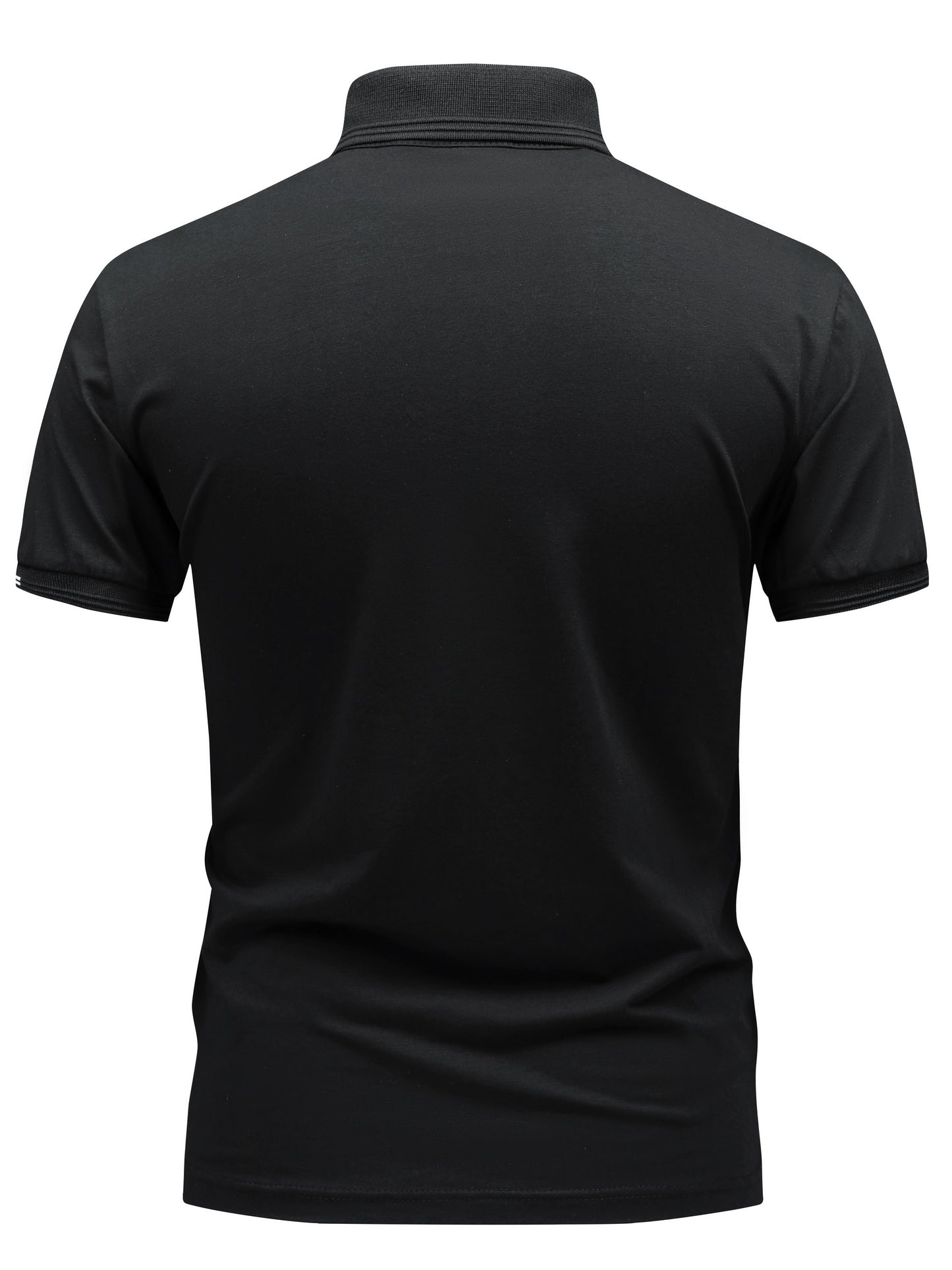 Men's Lightweight Cotton Stretch Business Shirt with Lapel Collar