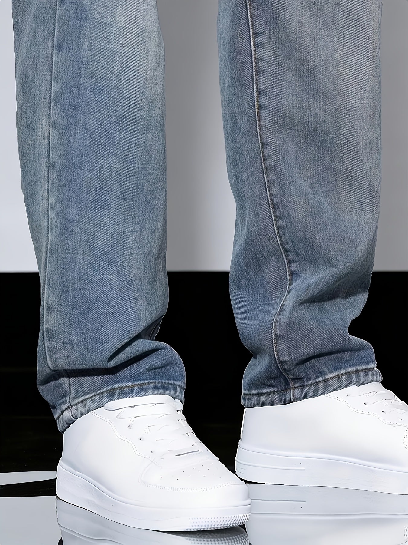 Teen Boys' Casual Light Blue Boyfriend Fit Denim Jeans