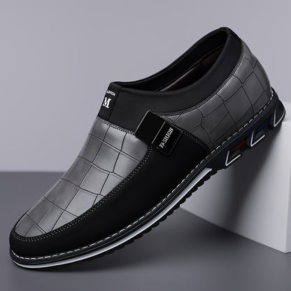 Men's Casual Slip-On Business Loafers with Anti-Slip Sole