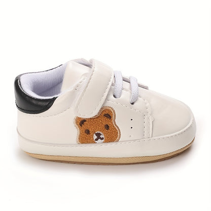 Casual Cute Cartoon Bear Sneakers For Baby Boys, Lightweight Non-slip Walking Shoes For Spring Summer Autumn