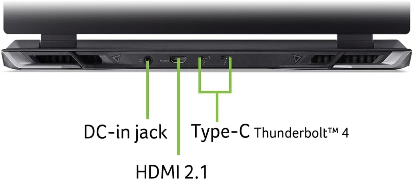 Acer Nitro 17 Gaming Laptop | Intel Core I7-14650Hx | NVIDIA Geforce RTX 4060 Laptop GPU | 17.3" FHD IPS 165Hz G-SYNC Display | 16GB DDR5 | 1TB Gen 4 SSD | Killer Wi-Fi 6E | AN17-72-734A