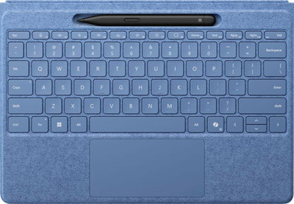Microsoft Surface Pro Keyboard with Slim Pen 2 Bundle for Pro Copilot+ (11Th Edition), Pro 9 and Pro 8, Alcantara Material, Black