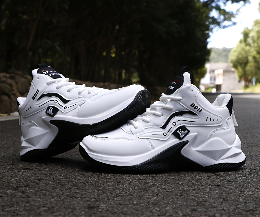 Men's Road Running Shoes, Anti-Slip Casual Sneakers, Basketball Sports Shoes, Fashionable Cross Training Athletic Footwear - ayq
