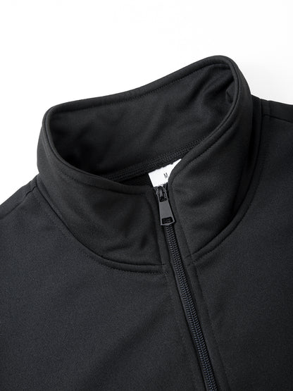 Men'S Lightweight Zip-Up Jacket - Stand Collar Windproof Coat with Full-Zip Closure, Front Pockets - Gym, Hiking, Casual Outerwear - Easy-Care Zipper Jacket for Everyday & Active Lifestyles, Gym Wear, Sleek Design, Durable Co