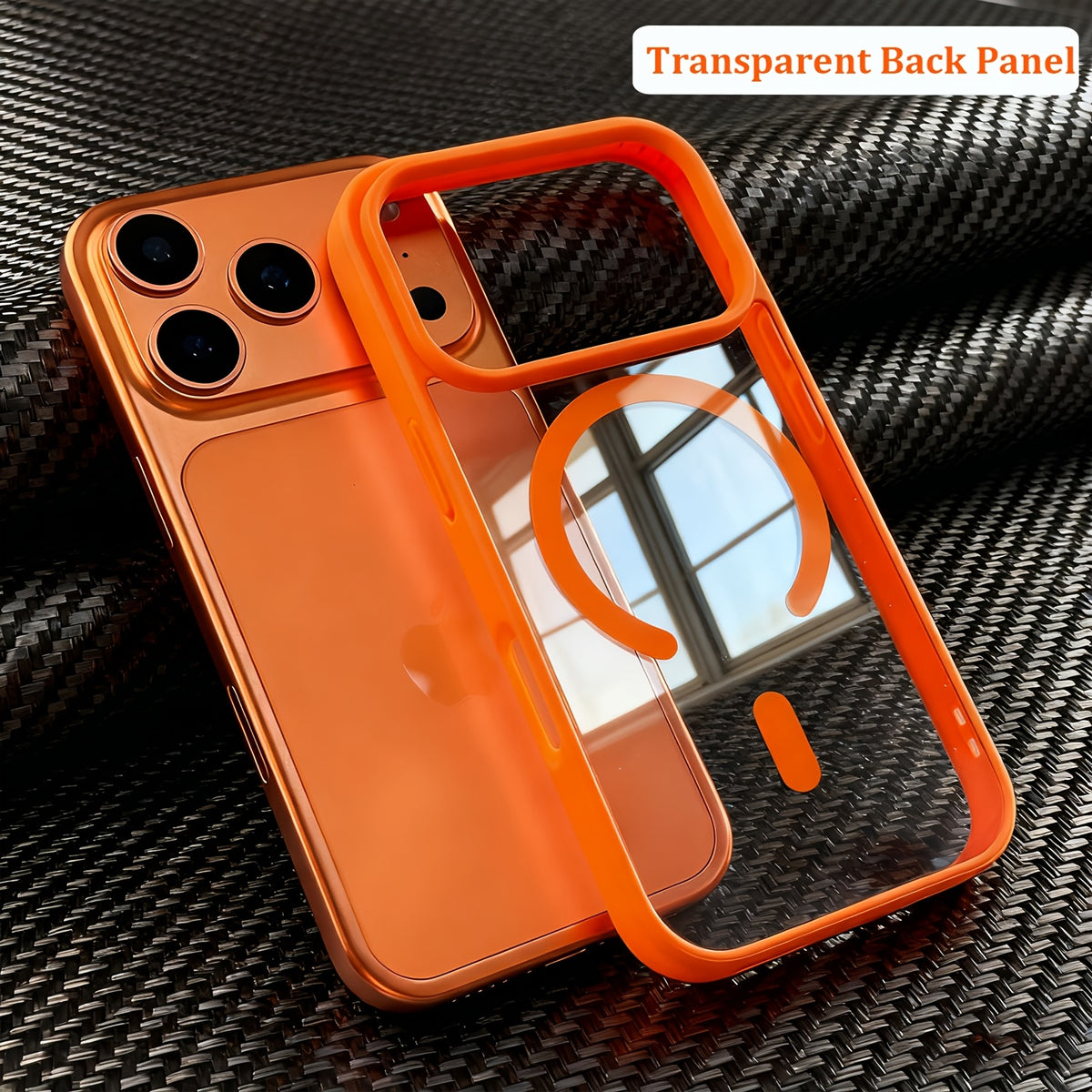 Clear Magnetic Wireless Charging Phone Case for iPhone 18 Pro Max
