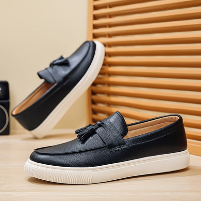 Men's Low-Top Slip-On Casual Sneakers with Tassels