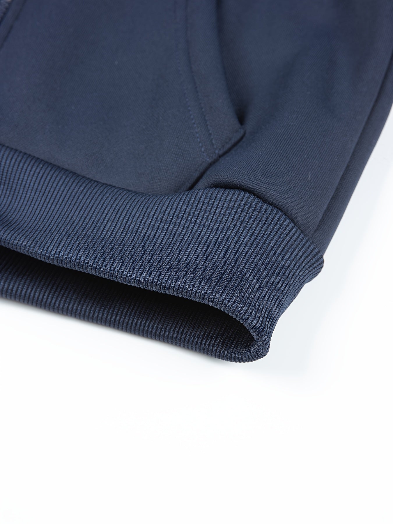 2 հատ տղաների համար նախատեսված բրդյա աստառով գլխարկով սվիտեր + առօրյա տաբատների հավաքածու, միագույն երկարաթև, կայծակաճարմանդով վերնաշապիկ՝ միջին ձգվողության տաք գործվածքից, աշուն/ձմեռ սեզոնի համար, իդեալական է