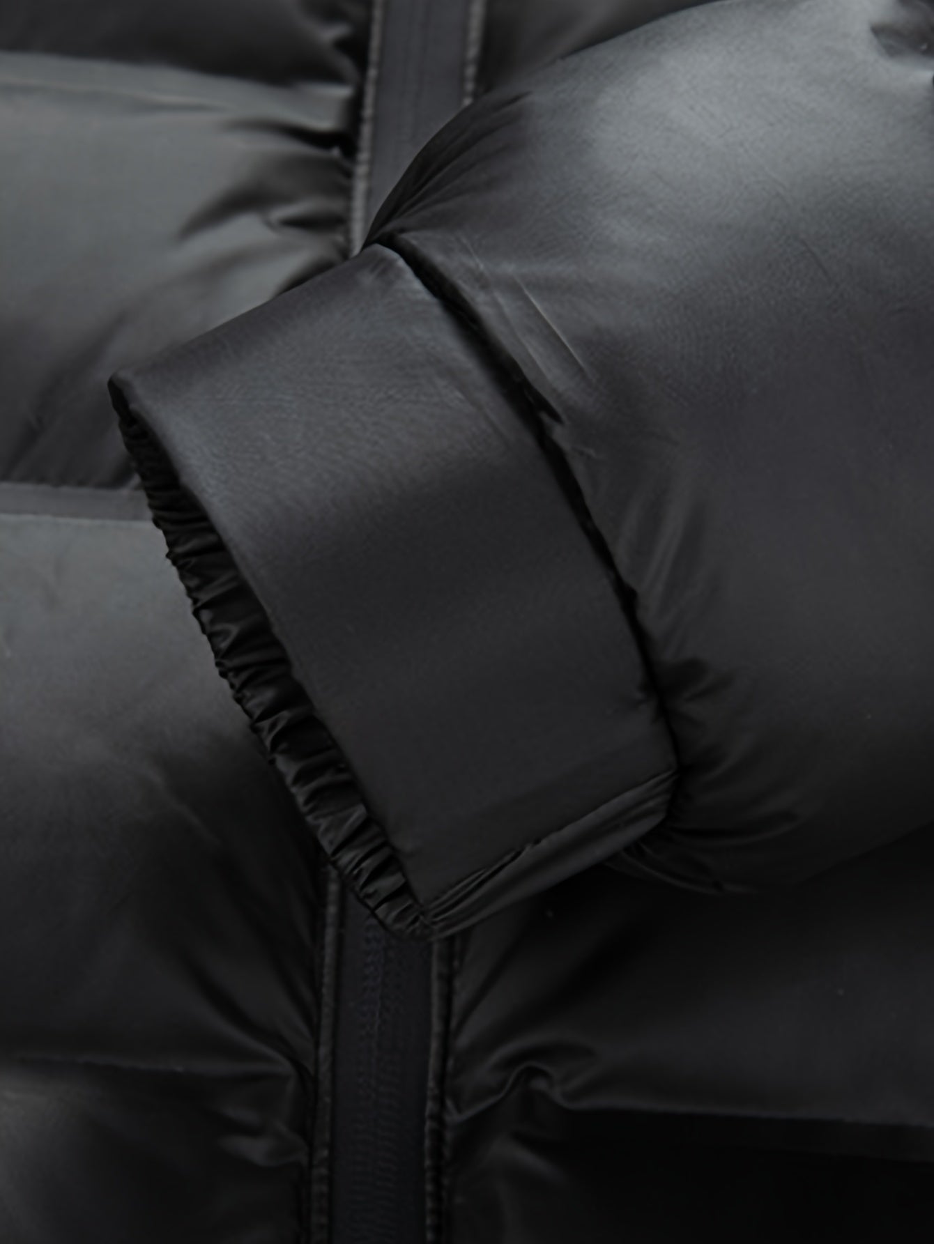 Men'S Heavyweight Winter Jacket - Thermal Insulated Coat with Zipper Closure, Slim Fit Formal & Casual Outerwear in Dark Green/Blue, Polyester-Lined Cold Weather Jacket for Everyday & Special Occasions, Winter Coats, Seasonal