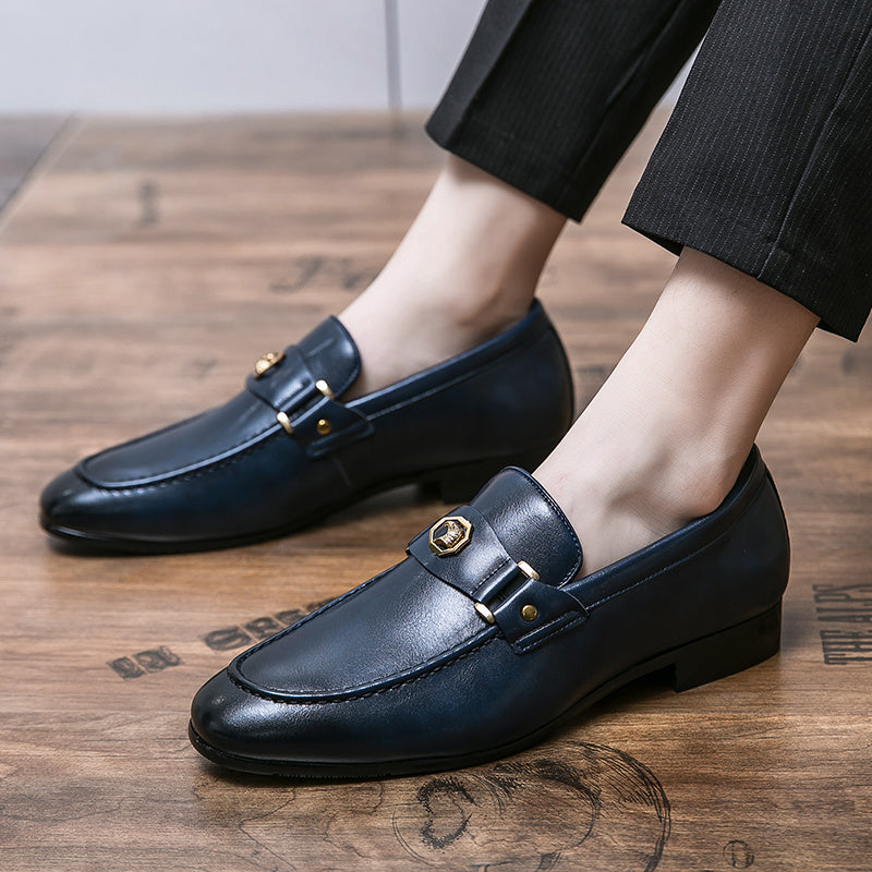 Men's Summer Casual British Style Slip-On Office Shoes