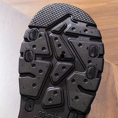 Men's Comfortable PU Slip-On Flat Slippers for Casual & Outdoor