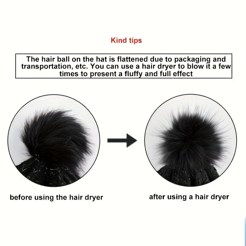 2pcs Winter Essentials Set - Thick Plush Pom Bucket Hat & Fleece-Lined Scarf | Windproof, Warm Beanie for Men & Women | Hand Wash Only, Winter Clothes, Cold Weather Gear, Cozy Headwear, Soft Texture, Stylish Headgear, Outdoor