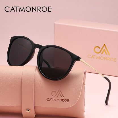Women’s Oval Retro Leopard Print Lightweight Sunglasses