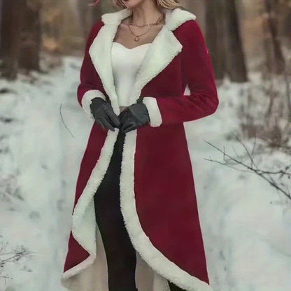 Կորեական կոմպոզիտային հաստ ձմեռային վերարկու - էլեգանտ կորեական բաճկոն, միջին երկարության տաք վերնազգեստ՝ երկար թևքերով և գլխարկով, միագույն բլեյզեր՝ աշնանային և ձմեռային, լվացքի մեքենայով լվացվող սառը եղանակի հագուստ