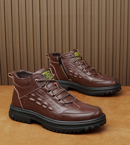 Բարձրակարգ փափուկ, տաք, ձմեռային կոշիկներ՝ բնական կաշվից