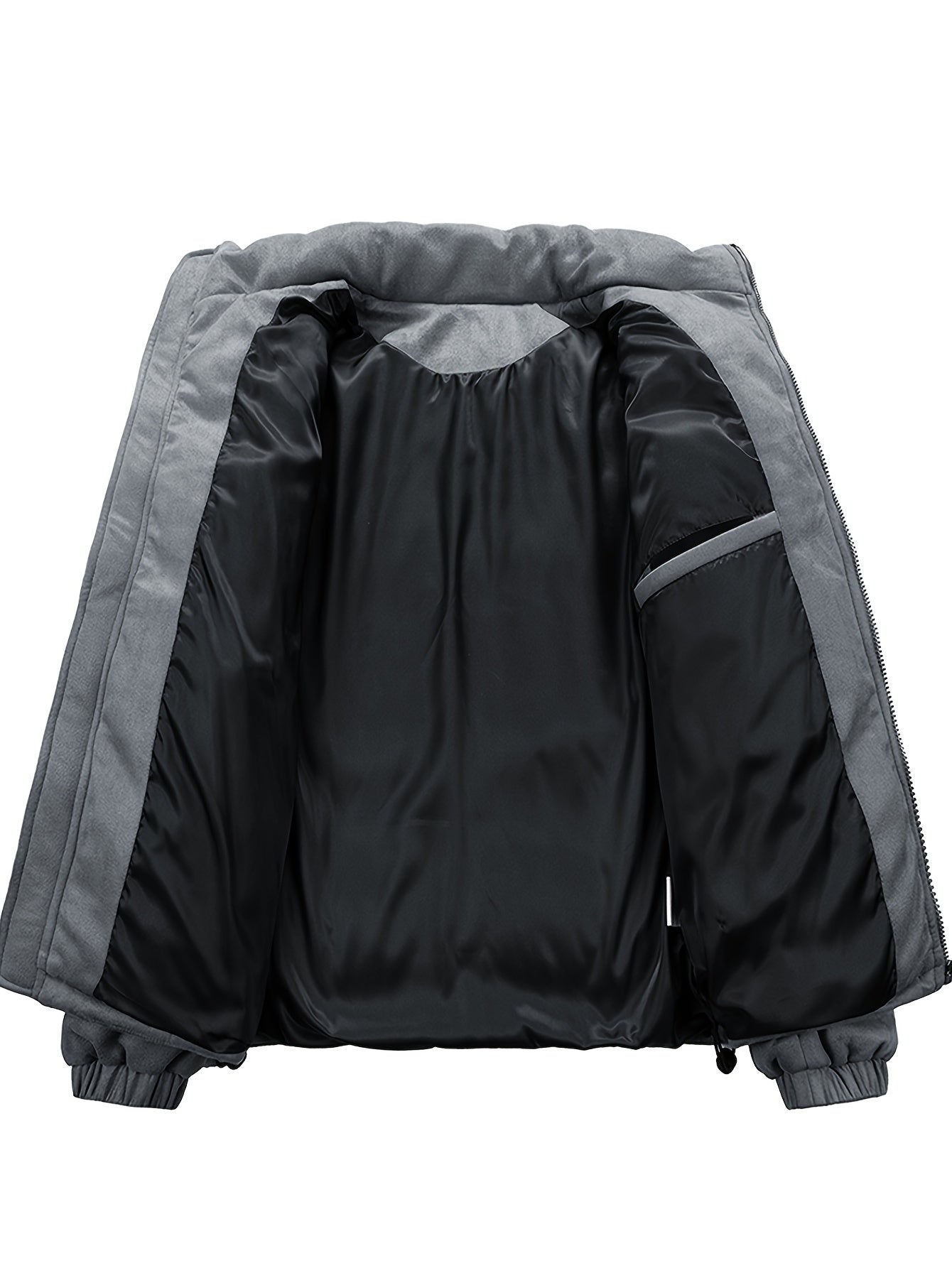 779 Men's Fashion Casual Trendy Thickened Winter Personality Letter Warm Jacket