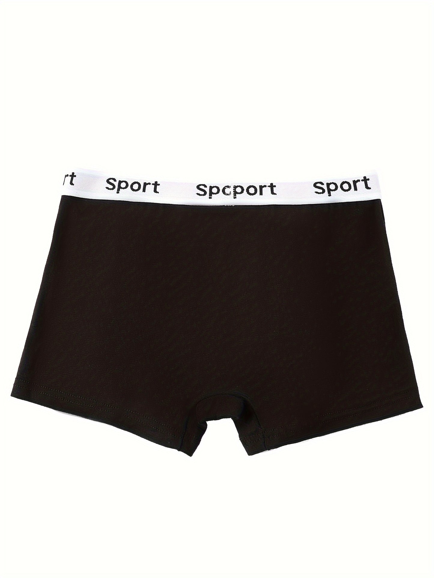5-Pack Boys' Cotton Boxer Briefs with Sports Prints, Regular Fit
