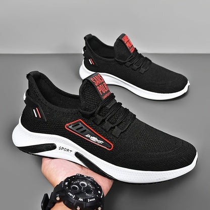 Men'S Lightweight, Breathable Mesh Sports Shoes with Comfortable Knit and Safe Lacing Design, Suitable for Daily Jogging and Casual Wear - Suitable for Men - Suitable for Sports and Daily Use - Great Gift for Fitness Lovers
