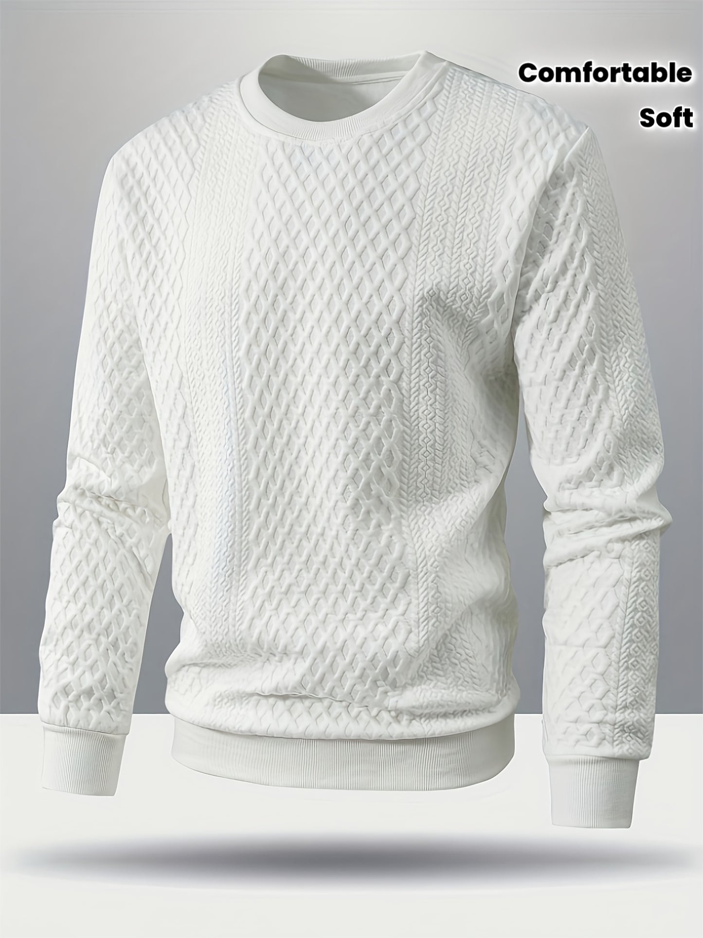 Տղամարդկանց նվեր, նորաձև ժակարդ - Blend հարմարավետ, փափուկ, գարնանային/աշնանային երկար թևքերով, նորաձև, զբոսանքի համար նախատեսված վերնաշապիկ՝ առաձգական եզրով և կողավոր կտորե կտորներով, հարմար է ամենօրյա աշխատանքի, արձակուրդի և զբոսանքի համար։