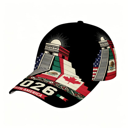 2026 FIFA World Cup Baseball Cap with Mascot Design
