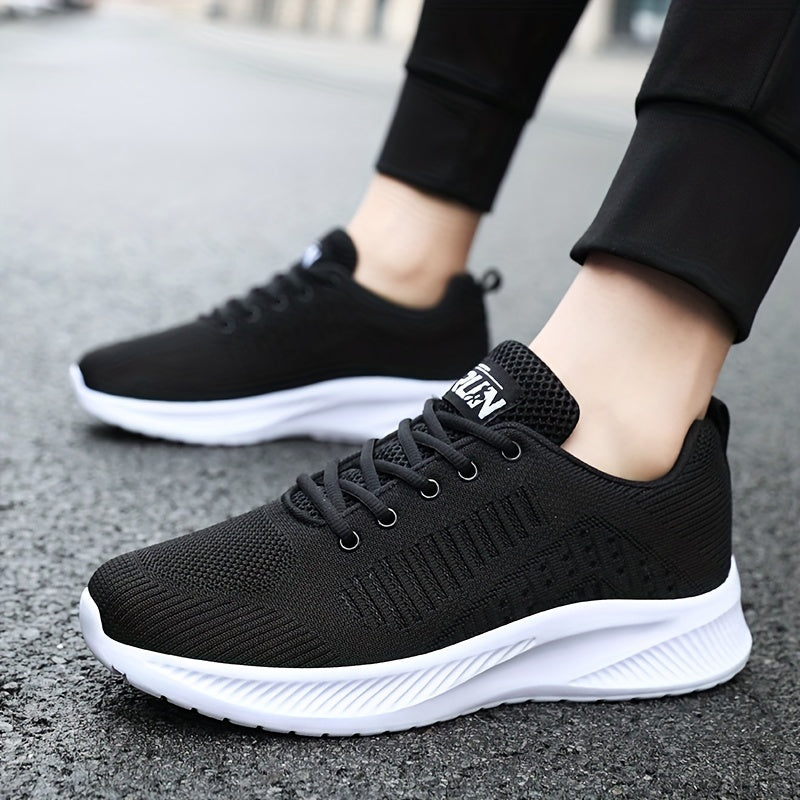 Men's Summer Lightweight Odor-Resistant Breathable Sneakers - Minimalist Lace-Up Training Shoes Suitable for Running, Gym & Casual Wear - Neutral Cushioning, Upper & Sole, Spring/Fall Transition Athletic Footwear - ayq