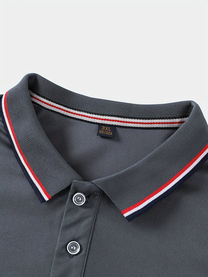Golf Print Polo վերնաշապիկ, տղամարդու վերնաշապիկ, ամառային պատահական կարճաթև վերնաշապիկ