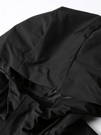 Men's Softshell Hooded Jacket for Outdoor Hiking and Camping
