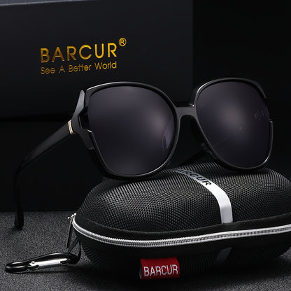 Oversized Gradient Polarized Sunglasses for Men & Women