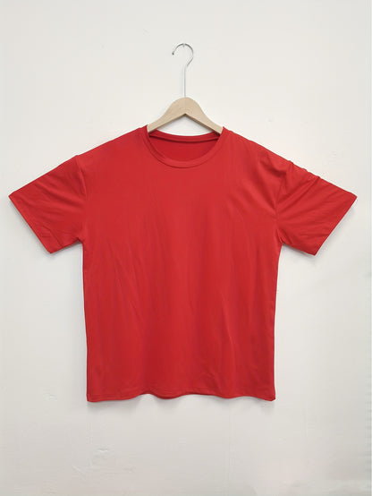 Y2K Retro American Casual Crew պարանոցի վերնաշապիկ, 100% պոլիեսթեր տրիկոտաժե գործվածք, միաձույլ գույն, ուսերի երկարաթև, միջին ձգվող պուլովեր գարուն/ամառ/աշուն.