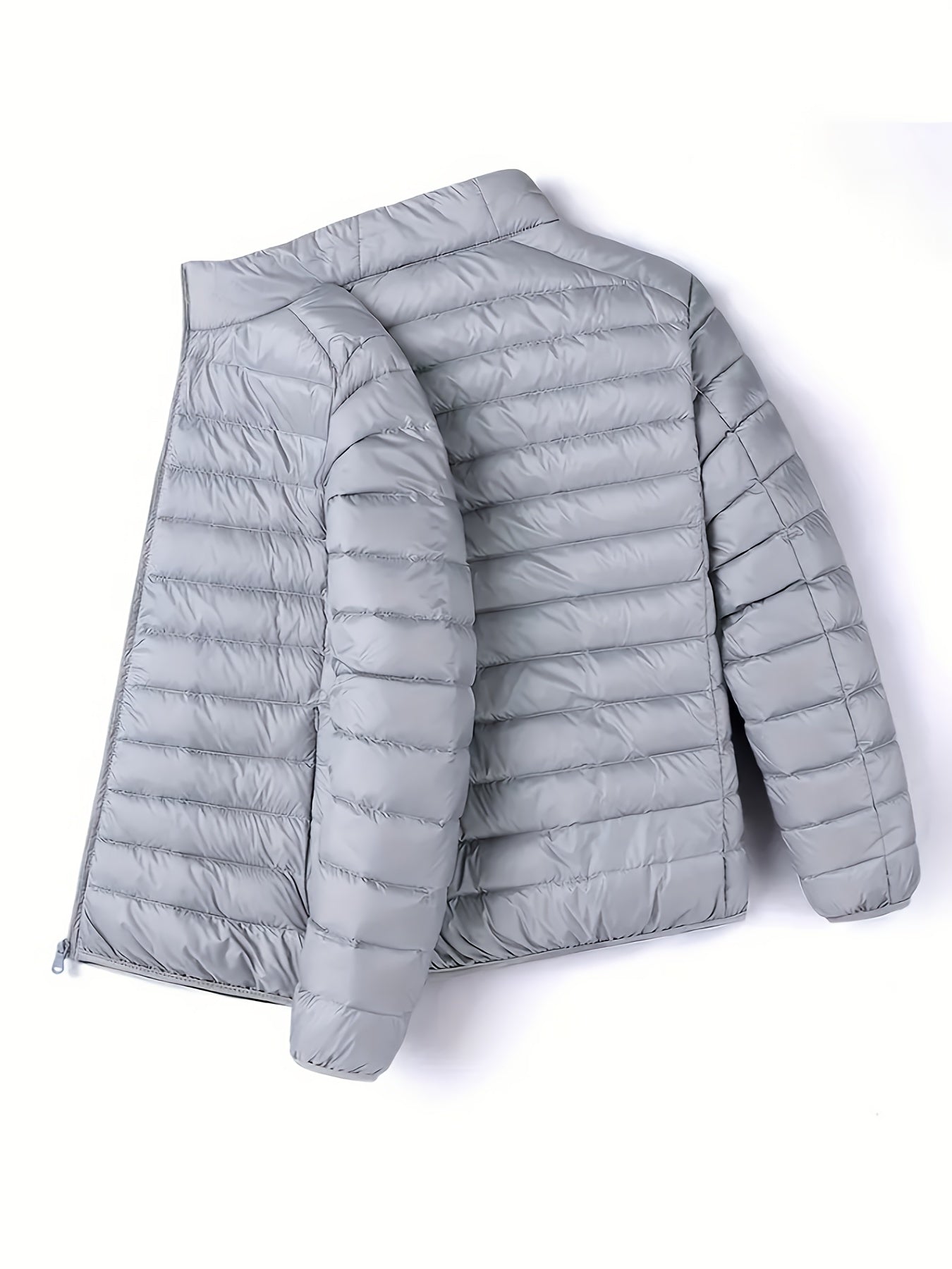 Spring, Autumn, And Winter Styles with a Stand Collar And Zipper Closure, Versatile Casual Lightweight Jacket for Men - ayq