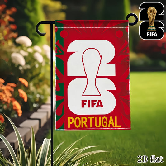 2026 FIFA World Cup Double-Sided Linen Garden Flag 30x45cm - ayq