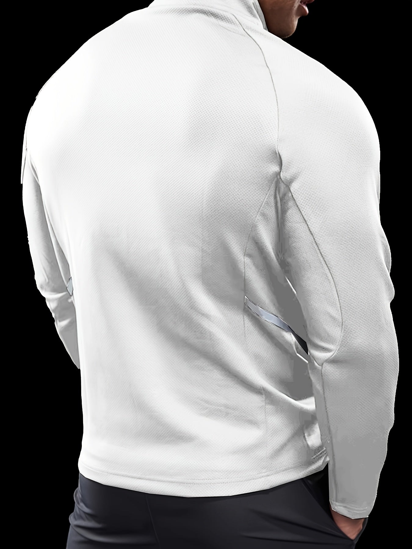 Men'S Slim Fit Quick-Dry Zip-Up Jacket - Lightweight Comfort Fabric, Stand Collar, Long Sleeves for Running & Outdoor Activities, Olive Green, Fall/Winter Casual Sportswear, Sportswear | Sleek Design | Durable Sportswear