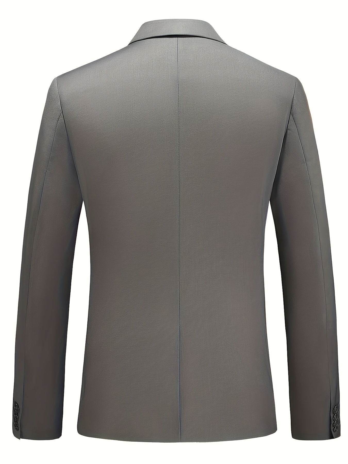 Men'S Classic Two-Piece Suit Set with a Single-Button Jacket And Pants, Suitable for Light Business, Weddings, Casual, And Formal Occasions.