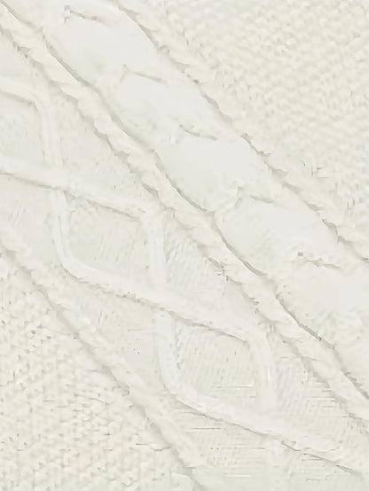 2024 New Cross-Border Men'S Plaid Knit Pullover Sweater (Men'S Warm Top)