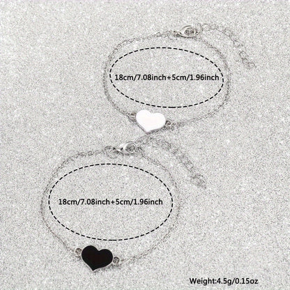 Set Of 4 New Stylish Stainless Steel Quartz Watches For Women + New Heart-shaped Bracelet Set, Perfect For Gifting Friends On Valentine's Day, Easter, Ramadan, Or Eid Al-Adha In The Middle East