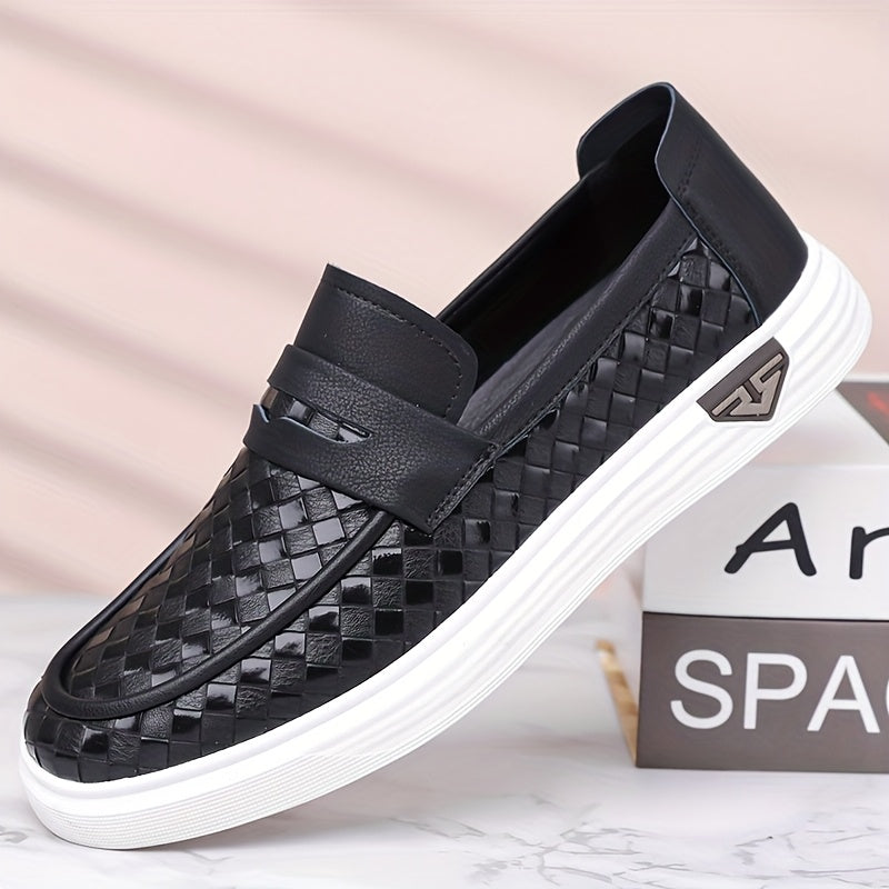 Men's Breathable Casual Loafers with Rubber Sole
