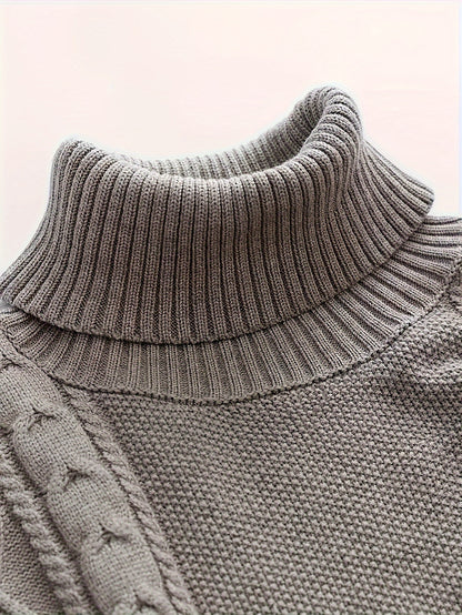 2024 New Cross-Border Men'S Plaid Knit Pullover Sweater (Men'S Warm Top)