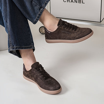 Men's Vintage-Style Casual Board Shoes with Rubber Sole