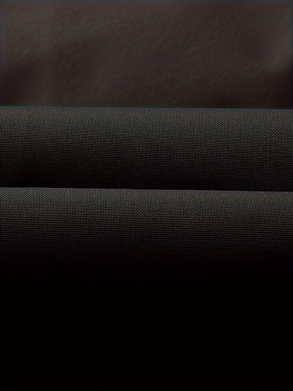 Տղամարդու երկկողմանի ձմեռային բաճկոն՝ հաստացված, կանգուն օձիքով, կայծակաճարմանդով և «MADEASURABLE» և «I CONUT» գրությամբ, սև և սպիտակ, սովորական չափսի՝ աշնանային և ձմռան համար, աշնանային վերնազգեստ, համարձակ գրություն, դիմացկուն գործվածք