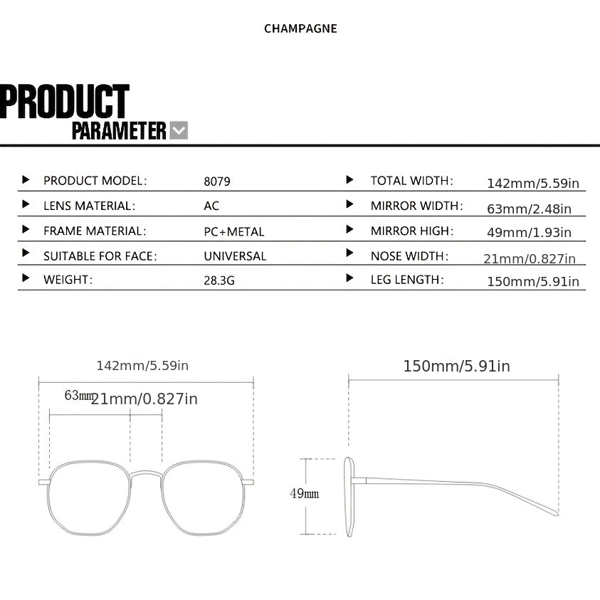 Unisex Retro Cat-Eye Full Rim Glasses Lightweight PC Frame