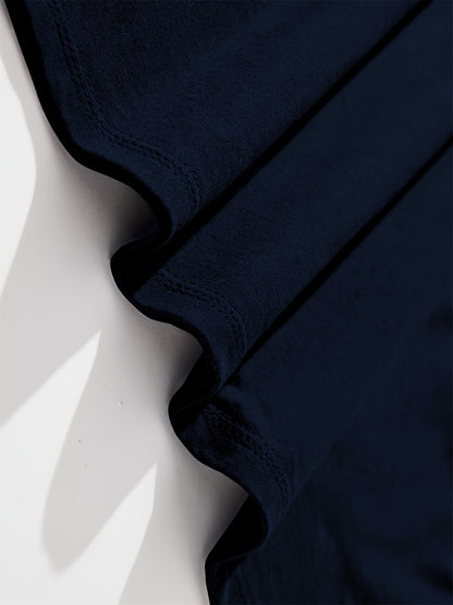 Men'S Happy New Year Graphic T-Shirt - Casual Long Sleeve Crew Neck, White with Black Lettering & Festive Design, Loose Fit for Spring/Fall, Perfect for Casual Attire, Festive Clothing | Festive Graphic Tee | Comfortable Fit