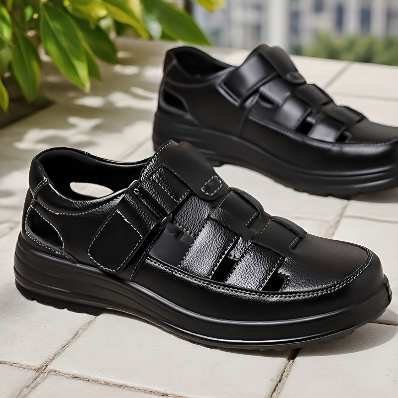 Men's Lightweight PU Slip-On Indoor & Beach Sandals