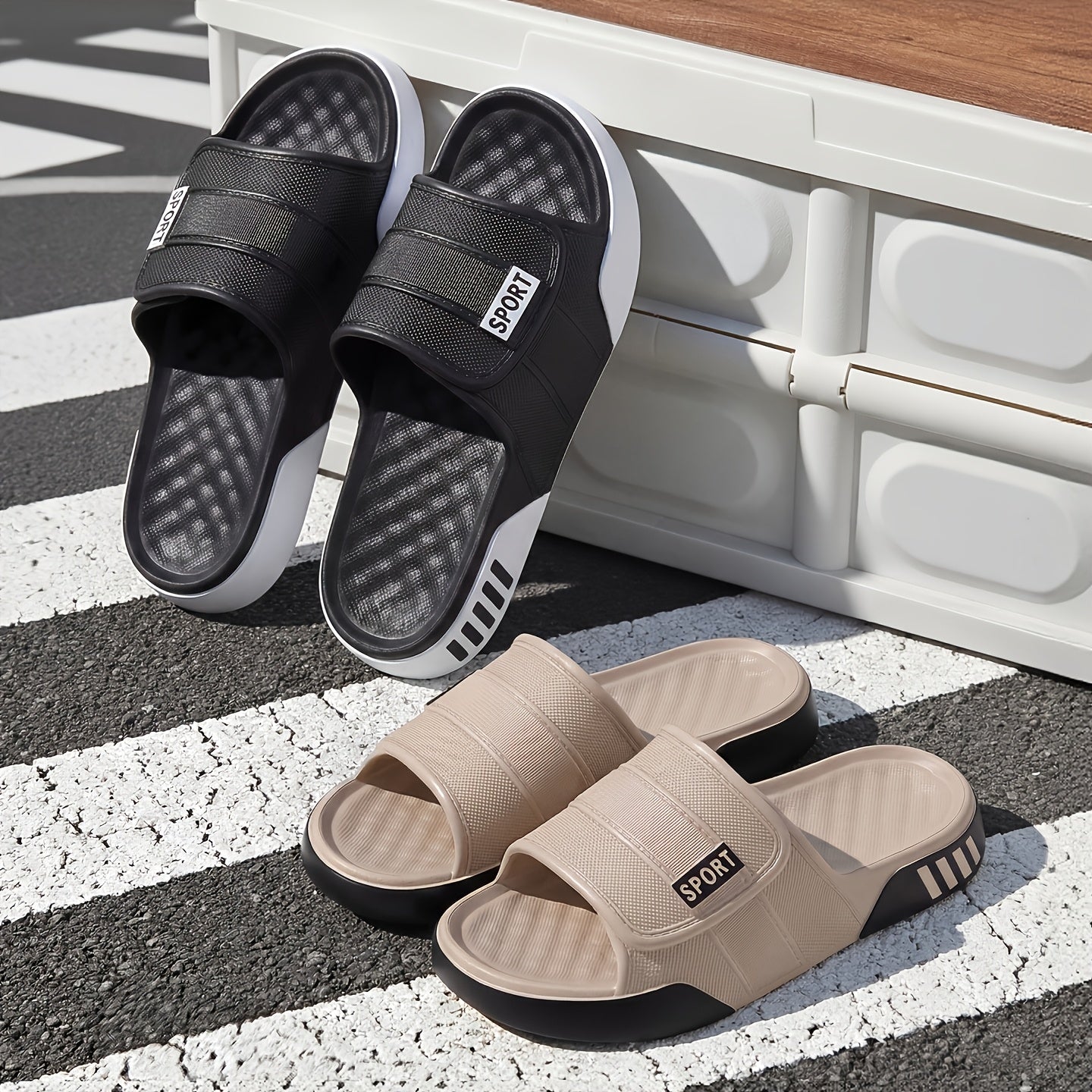 Unisex EVA Platform Slippers - Non-Slip Casual Indoor & Outdoor Shoes