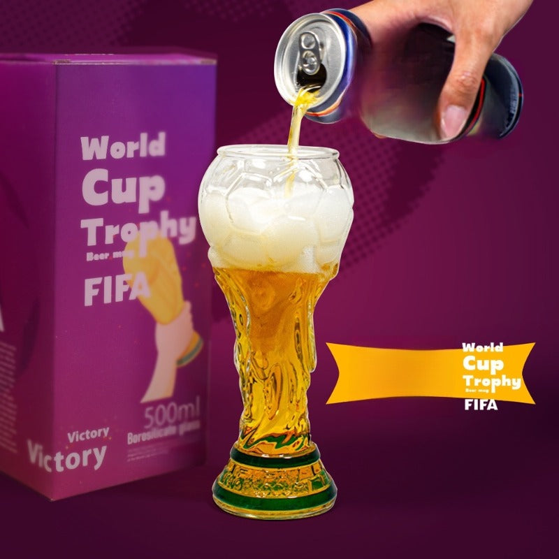 Trophy Style Shatterproof Beer Glass - Large Capacity Mug