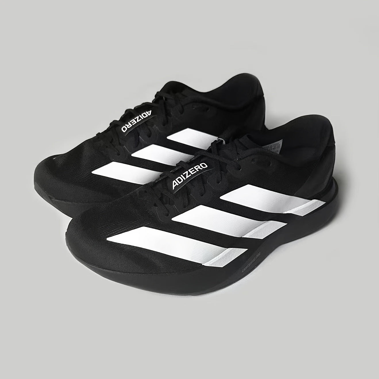 Adidas Men's Black Low-Top Breathable Running Sneakers