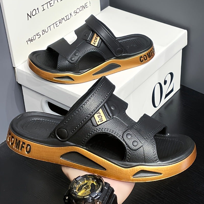 Unisex Casual EVA Slip-On Slippers for All-Season Outdoor Use