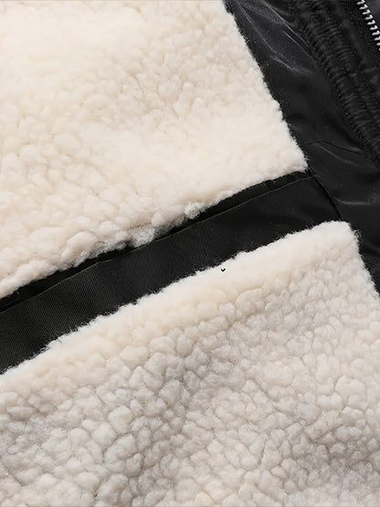 Տղամարդու ծանր ձմեռային բաճկոն՝ հանվող գլխարկով և եռաչափ գրությամբ - ամբողջական կայծակաճարմանդով, քամուց պաշտպանող վերարկու, բազմագրպան դիզայնով, լվացքի մեքենայով