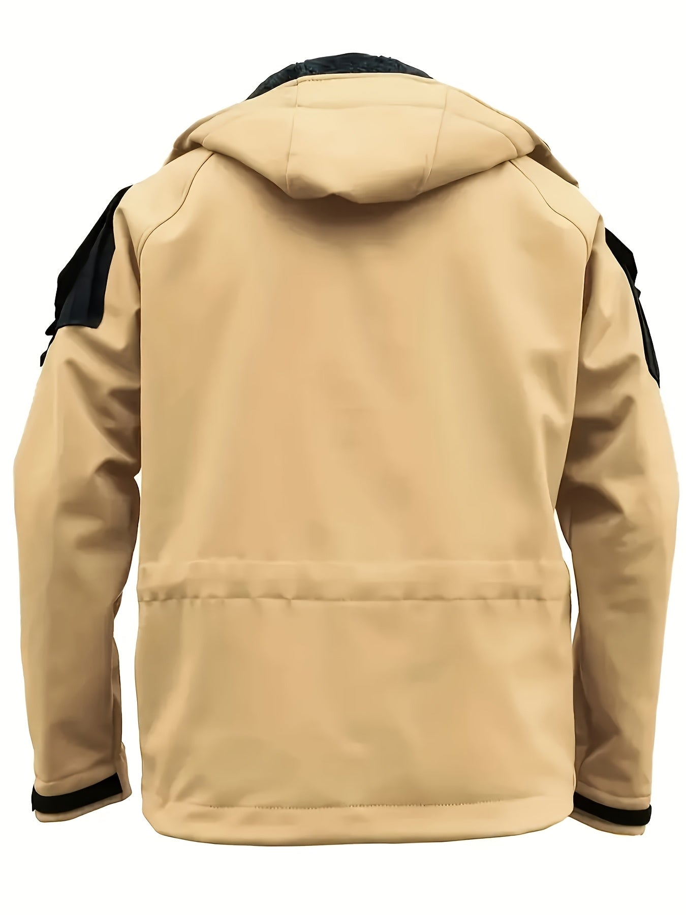 Men's Outdoor 2-Piece Hooded Fleece Jacket & Cargo Pants Set
