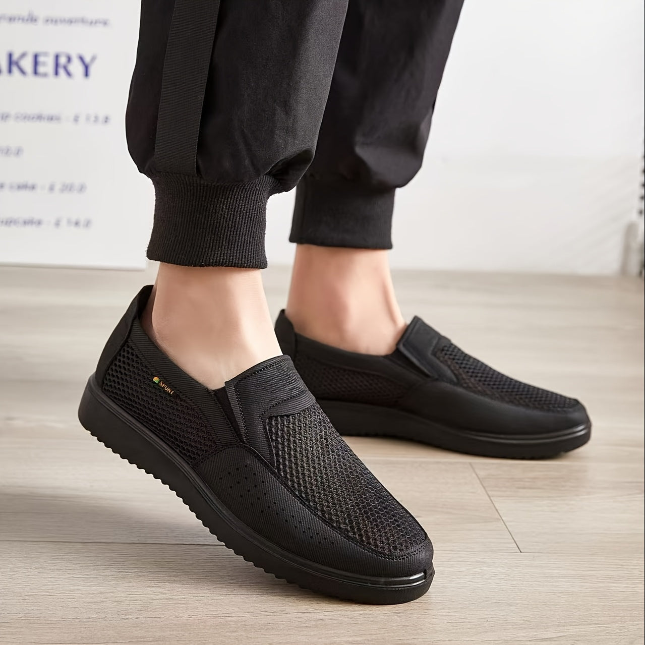 Men's Breathable Slip-On Casual Large Size Sneakers - ayq