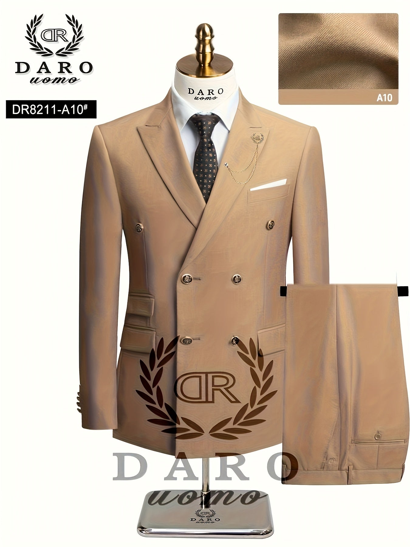 Men's Casual Polyester Business Suit with Pants